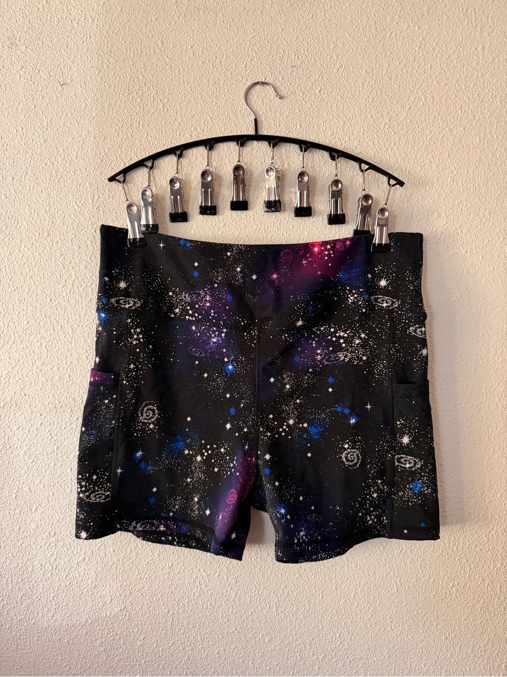 Galaxy High Waist Shorts